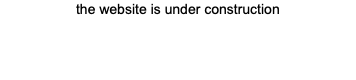 the website is under construction